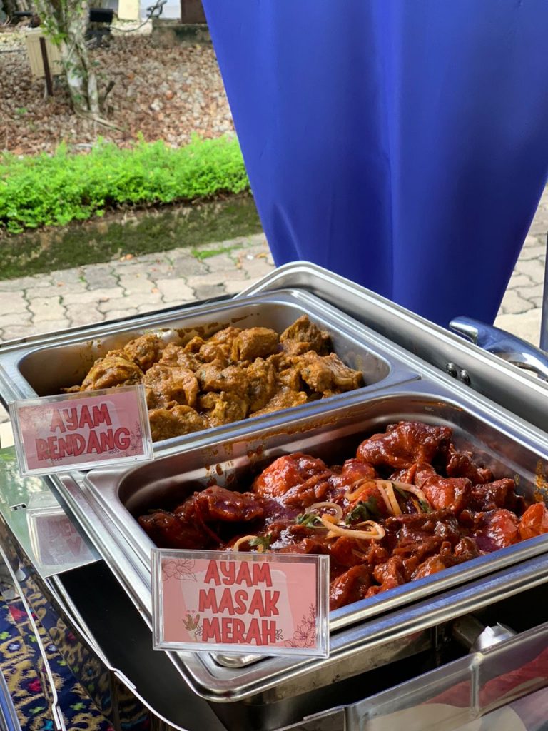 local malaysian food catering rendang ayam